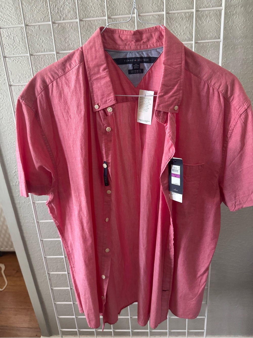 Tommy Hilfiger Pink Button-Up Jacket